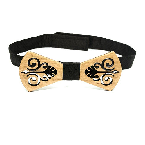 Деревянная бабочка Gofin с гравировкой GBDH-8126