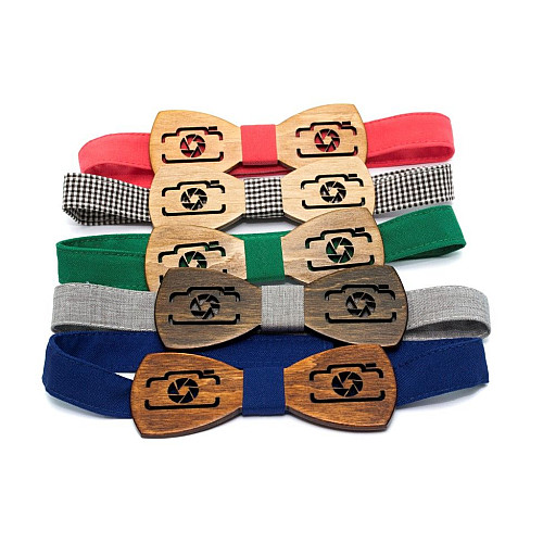 Дерев'яна краватка метелик Gofin фотоапарат GBDH-8132