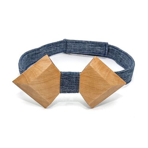 Деревянная галстук бабочка Gofin пика GBDH-8138