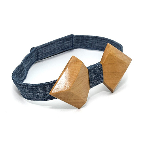 Деревянная галстук бабочка Gofin пика GBDH-8138