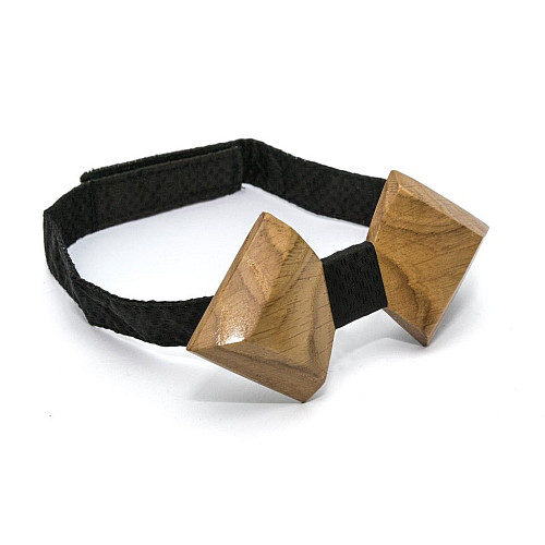 Дерев'яний краватка метелик Gofin в виді піки GBDH-8141