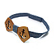 Дерев'яний краватка метелик Gofin з вирізом якір GBDH-8148