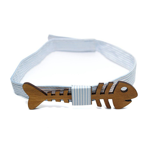 Деревянная бабочка Gofin рыба GBDH-8160