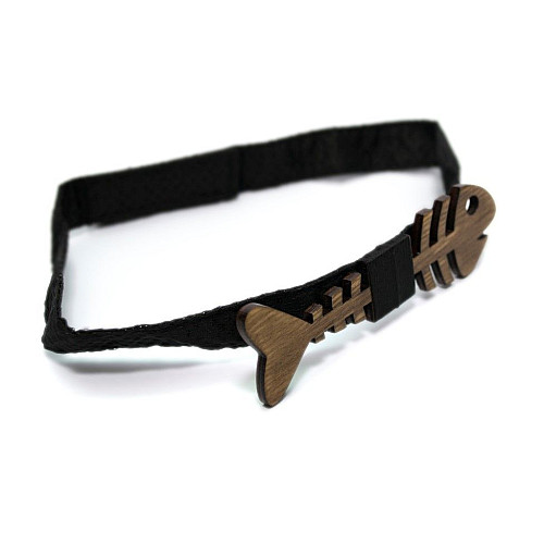 Темная деревянная бабочка Gofin рыба GBDH-8162