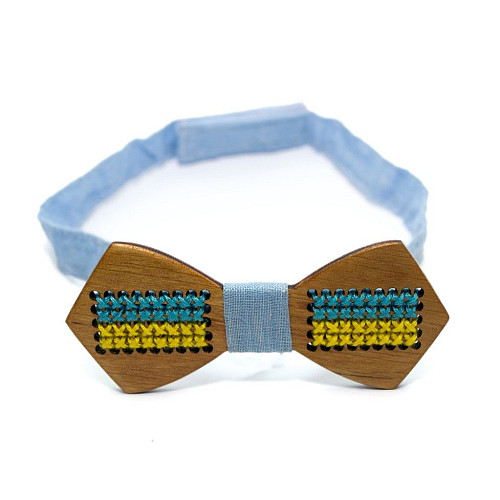 Дерев'яний метелик Gofin з прапором України GBDH-8166