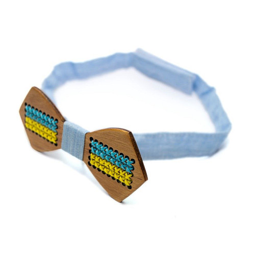 Дерев'яний метелик Gofin з прапором України GBDH-8166