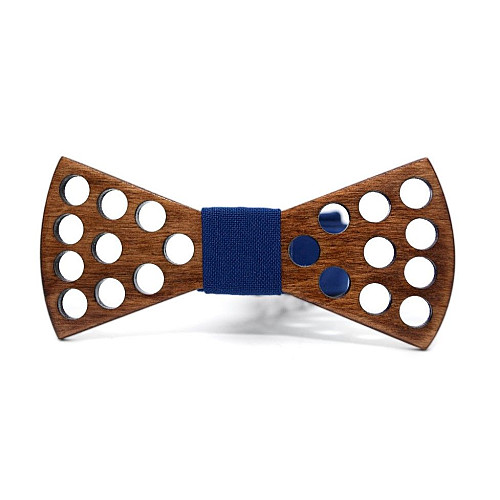 Темная деревянная бабочка Gofin с отворами GBDH-8170