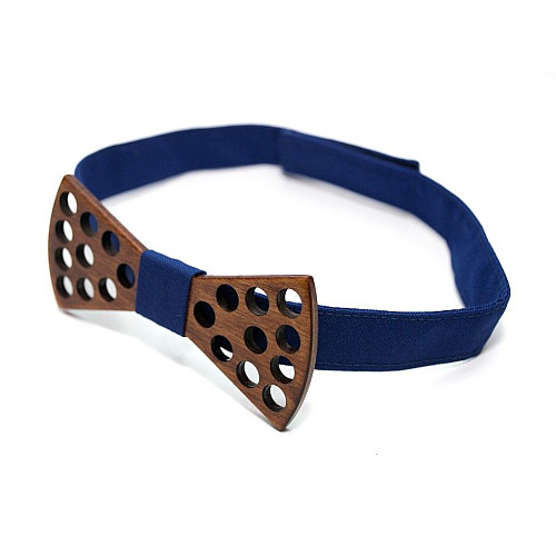 Темная деревянная бабочка Gofin с отворами GBDH-8170