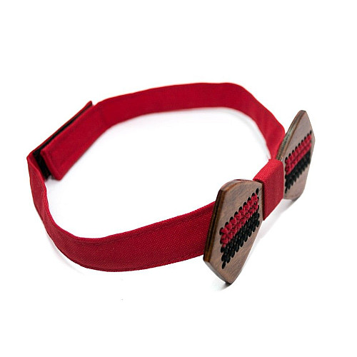 Деревянная галстук бабочка Gofin с флагом УПА GBDH-8172