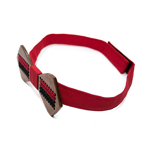 Деревянная галстук бабочка Gofin с флагом УПА GBDH-8172