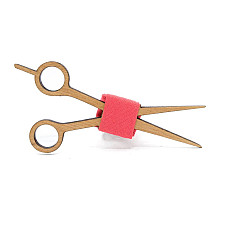 Дерев'яний краватка метелик Gofin ножиці GBDH-8176