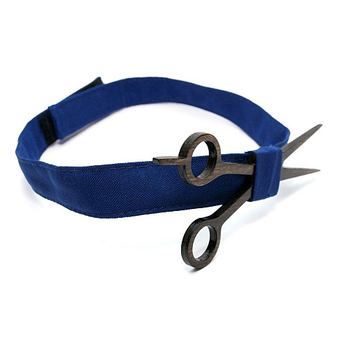 Дерев'яний краватка метелик Gofin ножиці темны GBDH-8178