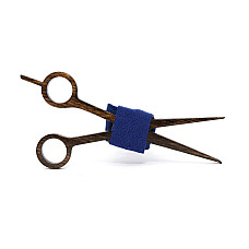 Дерев'яний краватка метелик Gofin ножиці темны GBDH-8178