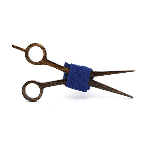 Дерев'яний краватка метелик Gofin ножиці темны GBDH-8178