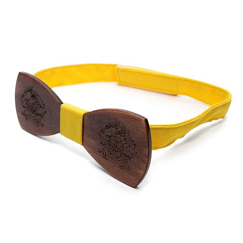 Деревянная галстук бабочка Gofin пираты GBDH-8192