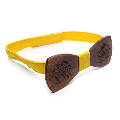 Деревянная галстук бабочка Gofin пираты GBDH-8192