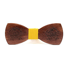 Деревянная галстук бабочка Gofin пираты GBDH-8192