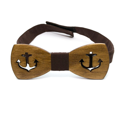 Деревянная бабочка Gofin якорь GBDH-8194