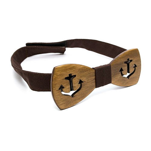 Деревянная бабочка Gofin якорь GBDH-8194