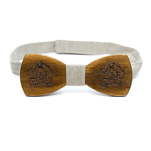 Дерев'яний краватка метелик Gofin пірати карибського моря GBDH-8204