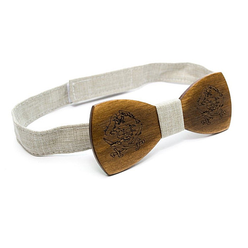 Дерев'яний краватка метелик Gofin пірати карибського моря GBDH-8204