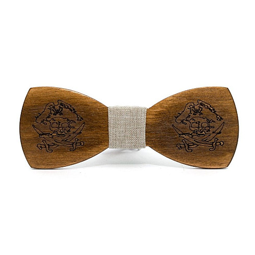 Дерев'яний краватка метелик Gofin пірати карибського моря GBDH-8204