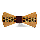 Деревянная галстук бабочка Gofin с елементами вишивки GBDH-8217