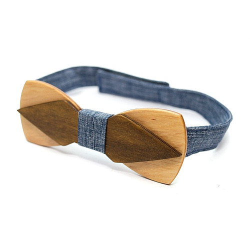 Двошаровий дерев'яний краватка метелик Gofin стріла GBDH-8234