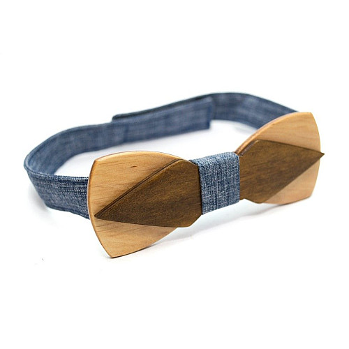 Двошаровий дерев'яний краватка метелик Gofin стріла GBDH-8234