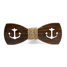 Темная деревянная бабочка Gofin якорь GBDH-8237