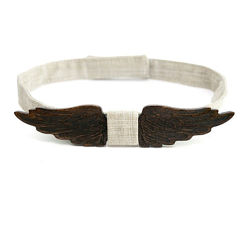 Дерев'яний метелик Gofin темні крила GBDH-8246