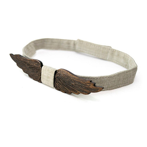 Дерев'яний метелик Gofin темні крила GBDH-8246