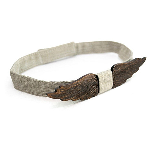 Дерев'яний метелик Gofin темні крила GBDH-8246