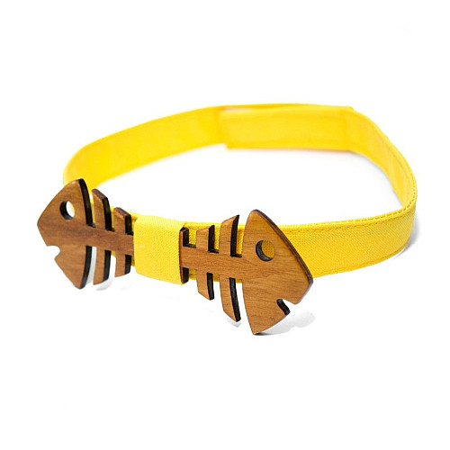 Дерев'яний краватка метелик Gofin риба GBDH-8256