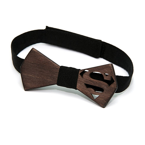 Дитячий дерев'яний матовий метелик Gofin супермен GBDH-8262