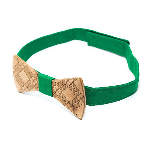 Дерев'яний краватка метелик Gofin з візерунком GBDH-8268