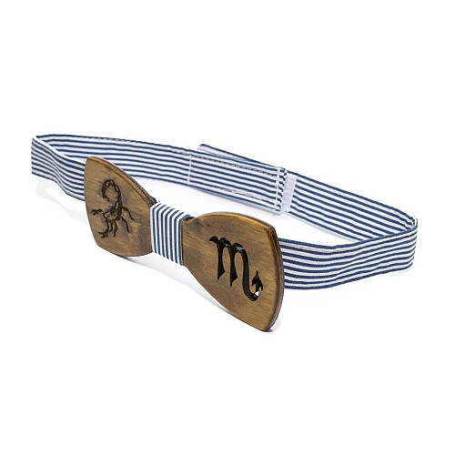 Дерев'яний метелик Gofin знак зодіаку скорпіон GBDH-8281