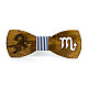 Дерев'яний метелик Gofin знак зодіаку скорпіон GBDH-8281