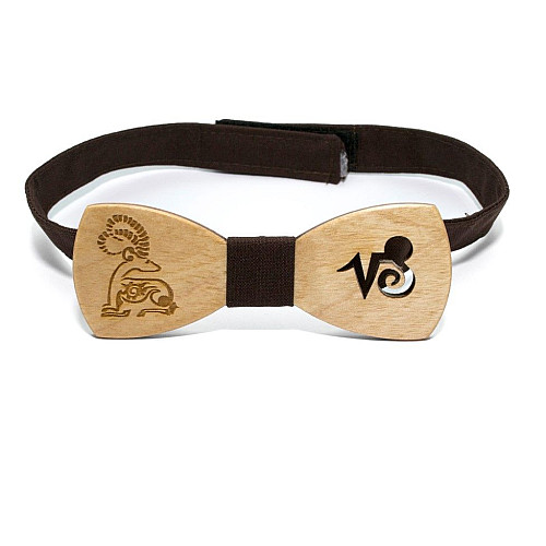 Деревянная бабочка Gofin знак зодиака козерог GBDH-8282