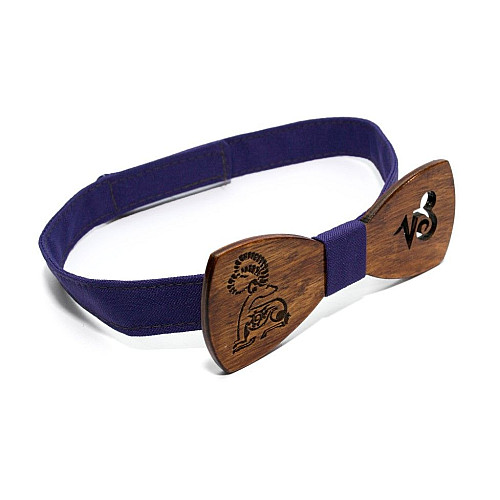 Деревянная галстук бабочка Gofin знак зодиака козерог GBDH-8287