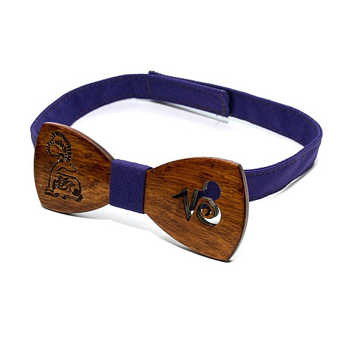 Деревянная галстук бабочка Gofin знак зодиака козерог GBDH-8287