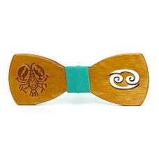 Деревянная бабочка Gofin знак зодиака рак GBDH-8299