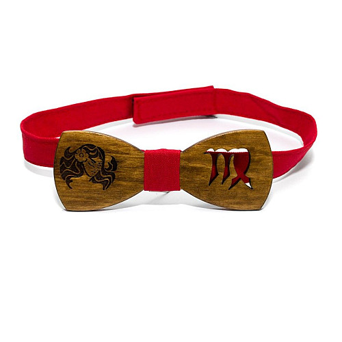 Дерев'яний метелик Gofin знак зодіаку діва GBDH-8301