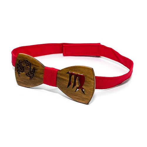 Дерев'яний метелик Gofin знак зодіаку діва GBDH-8301