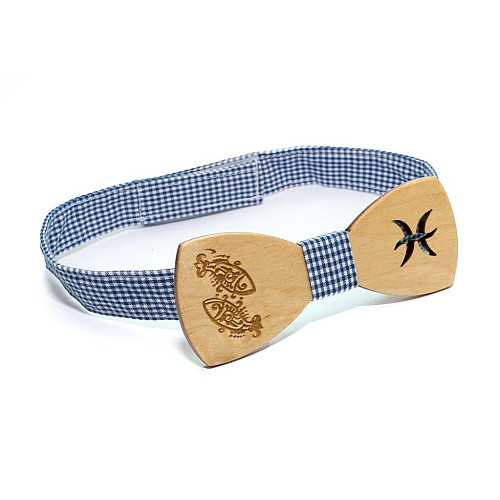 Деревянная бабочка Gofin со знаком зодиака рыбы GBDH-8303