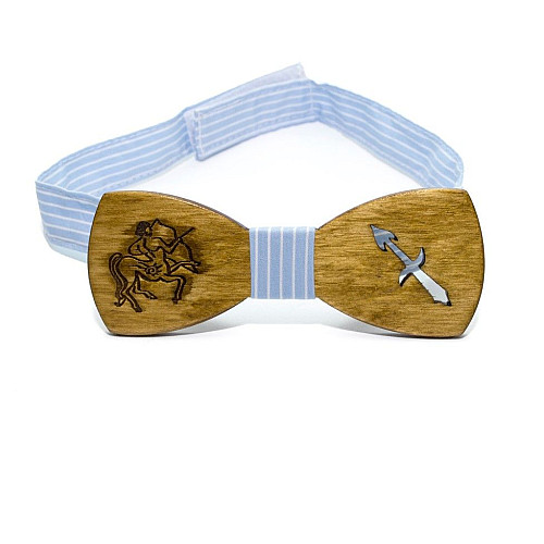 Дерев'яний метелик Gofin зі знаком зодіаку стрілець GBDH-8305