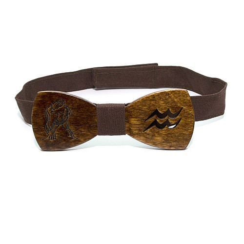 Дерев'яний метелик Gofin знак зодіаку водолій GBDH-8319