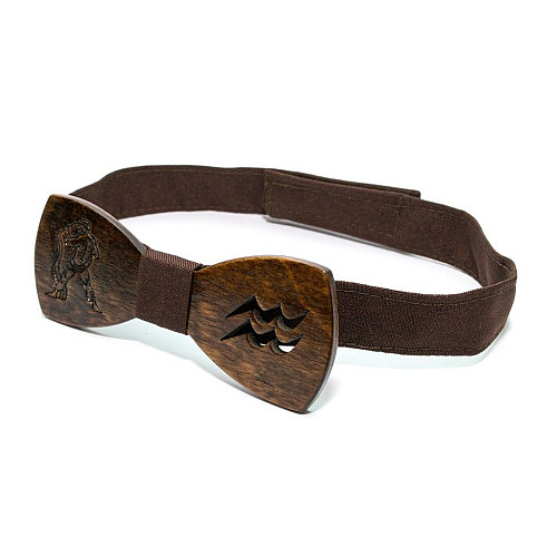 Дерев'яний метелик Gofin знак зодіаку водолій GBDH-8319