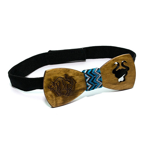 Дерев'яний метелик Gofin знак зодіаку телець GBDH-8320