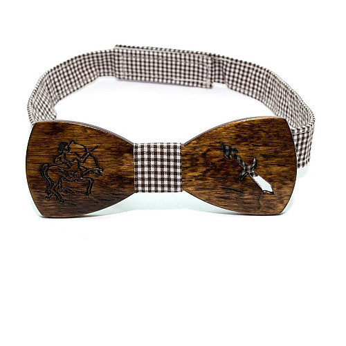 Дерев'яний метелик Gofin знак зодіаку стрлілець GBDH-8321